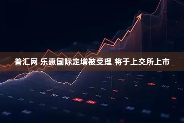 普汇网 乐惠国际定增被受理 将于上交所上市