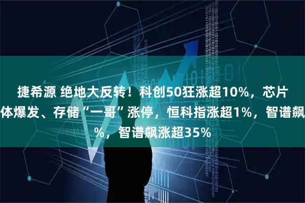 捷希源 绝地大反转！科创50狂涨超10%，芯片半导体集体爆发、存储“一哥”涨停，恒科指涨超1%，智谱飙涨超35%