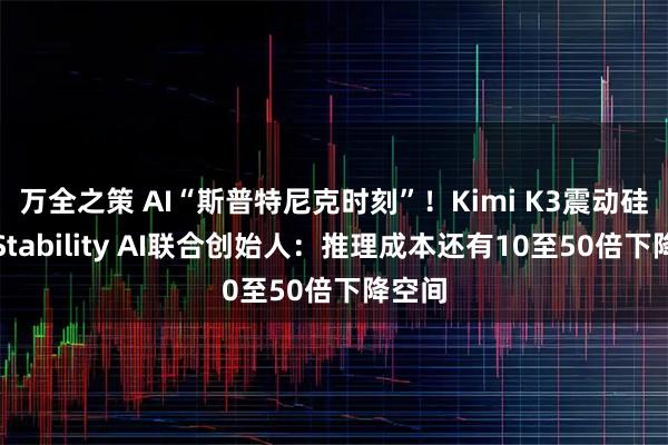 万全之策 AI“斯普特尼克时刻”！Kimi K3震动硅谷，Stability AI联合创始人：推理成本还有10至50倍下降空间